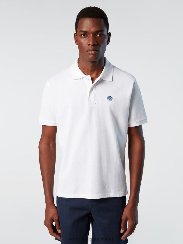ORGANIC COTTON POLO SHIRT White Clothing Men X20HV122 North Sails