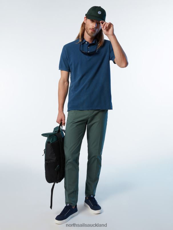 Organic Cotton Polo Shirt NEW Dark denim Clothing Men X20HV110 North Sails