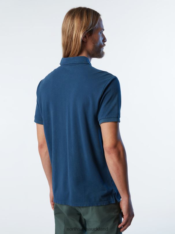 Organic Cotton Polo Shirt NEW Dark denim Clothing Men X20HV110 North Sails
