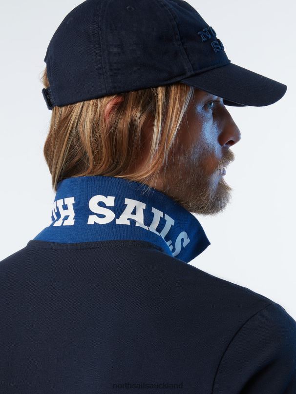 Organic Cotton Polo Shirt NEW Navy blue Clothing Men X20HV101 North Sails