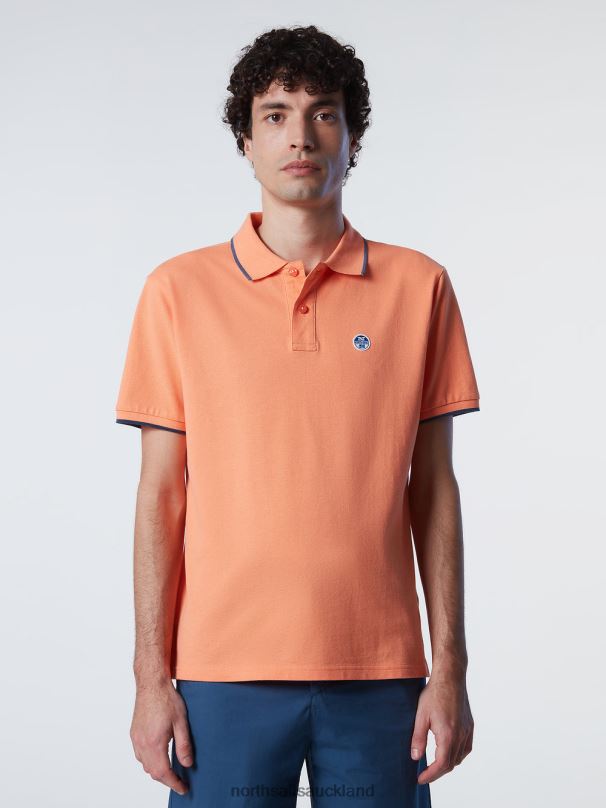 Organic Cotton Polo Shirt SALE Melon Clothing Men X20HV72 North Sails