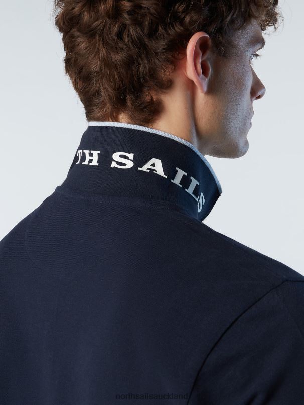 Organic Cotton Polo Shirt SALE Navy blue Clothing Men X20HV76 North Sails