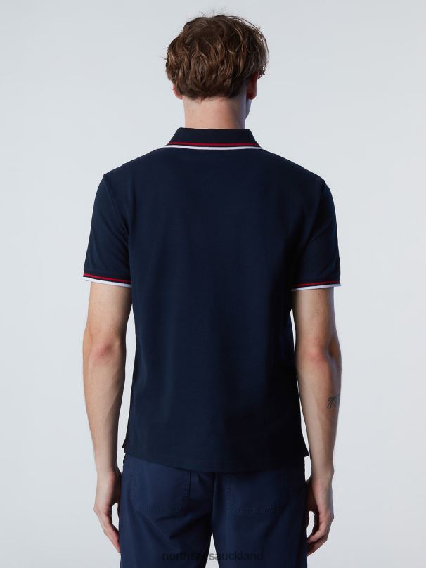 Organic Cotton Polo Shirt SALE Navy blue Clothing Men X20HV83 North Sails