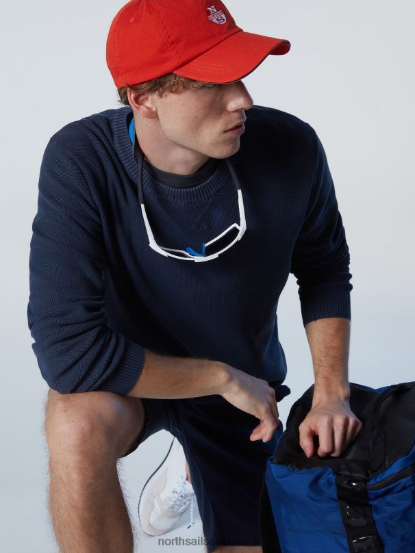 Organic Cotton Polo Shirt SALE Navy blue Clothing Men X20HV83 North Sails