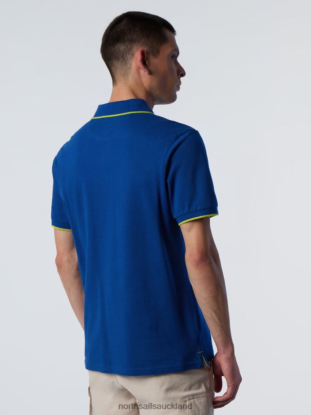 Organic Cotton Polo Shirt SALE Ocean blue Clothing Men X20HV75 North Sails