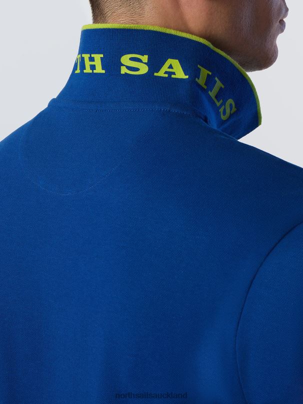 Organic Cotton Polo Shirt SALE Ocean blue Clothing Men X20HV75 North Sails