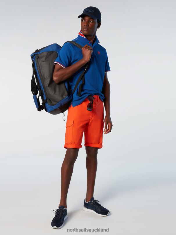 Organic Cotton Polo Shirt SALE Ocean blue Clothing Men X20HV82 North Sails