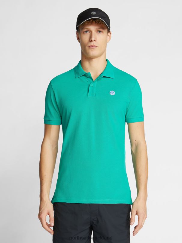 POLO SHIRT WITH CHEST LOGO Emerald Clothing Men X20HV1201 North Sails