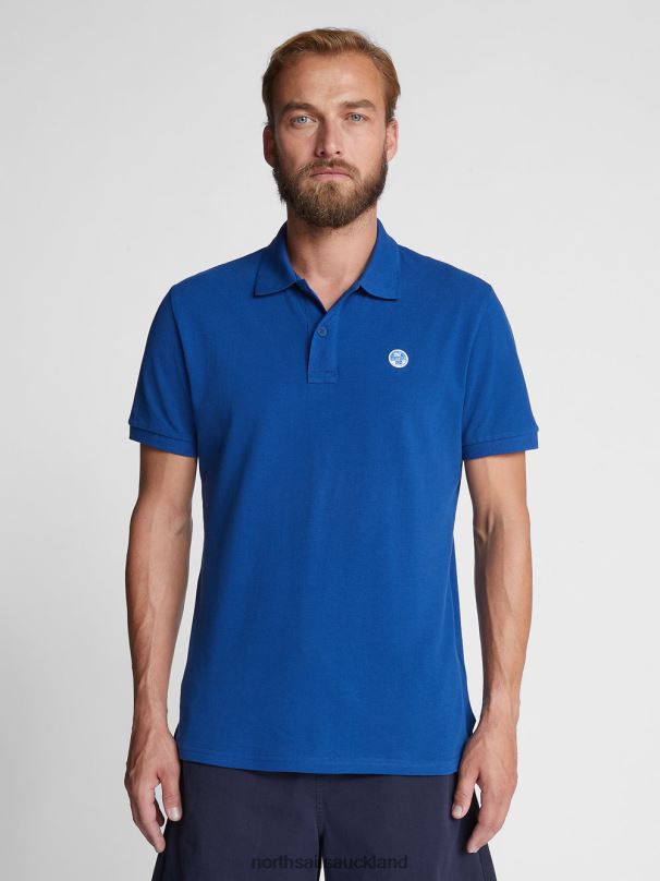 POLO SHIRT WITH CHEST LOGO Ocean blue Clothing Men X20HV1204 North Sails