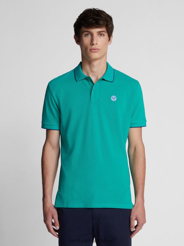 PRINTED POLO SHIRT Emerald Clothing Men X20HV1054 North Sails