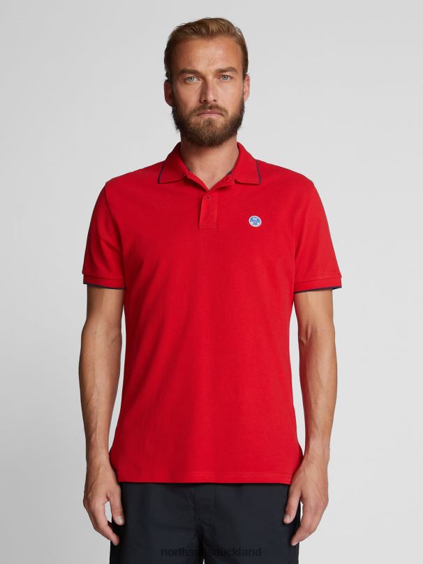 PRINTED POLO SHIRT Red Clothing Men X20HV1052 North Sails