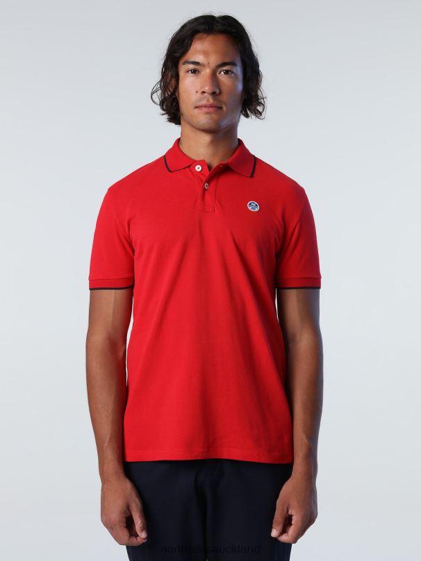 PRINTED POLO SHIRT Red Clothing Men X20HV935 North Sails