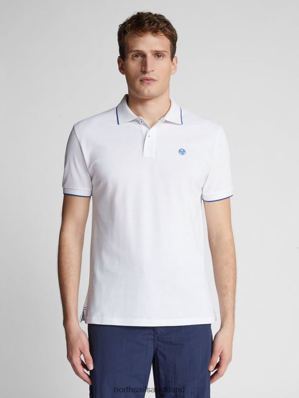 PRINTED POLO SHIRT White Clothing Men X20HV1050 North Sails