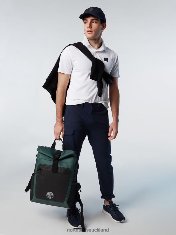 RECYCLED JERSEY POLO SHIRT White Clothing Men X20HV93 North Sails