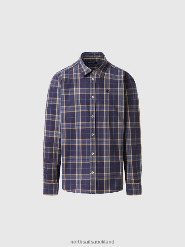 CHECKED COTTON SHIRT Combo 1 Clothing Men X20HV683 North Sails