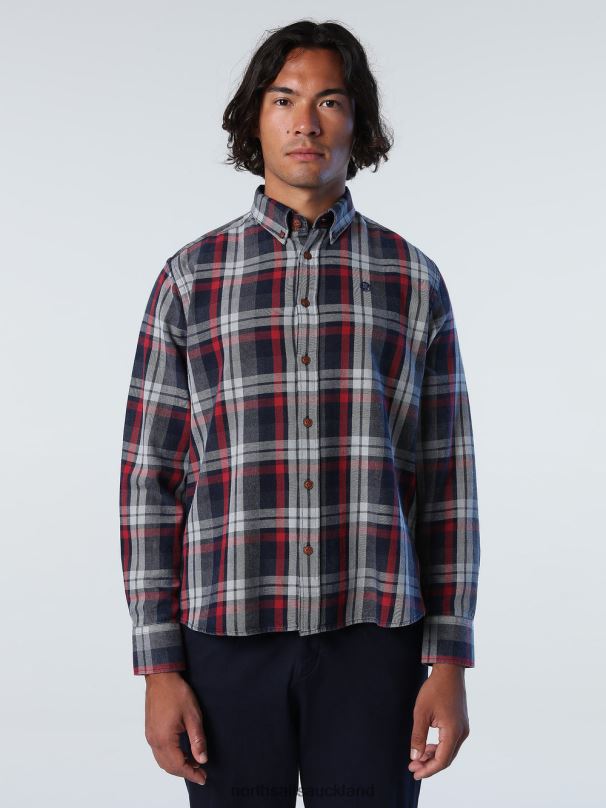 CHECKED COTTON SHIRT Combo 4 Clothing Men X20HV842 North Sails