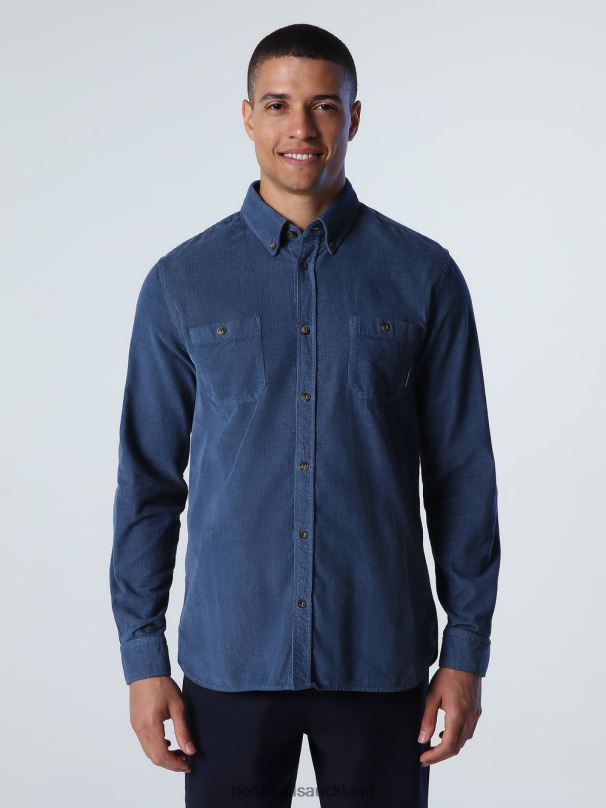 CORDUROY SHIRT China blue Clothing Men X20HV969 North Sails
