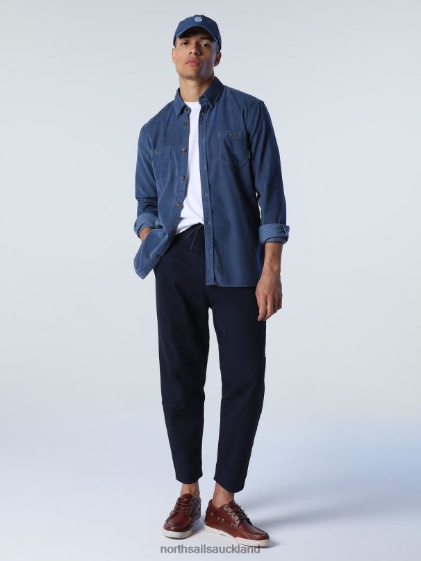 CORDUROY SHIRT China blue Clothing Men X20HV969 North Sails