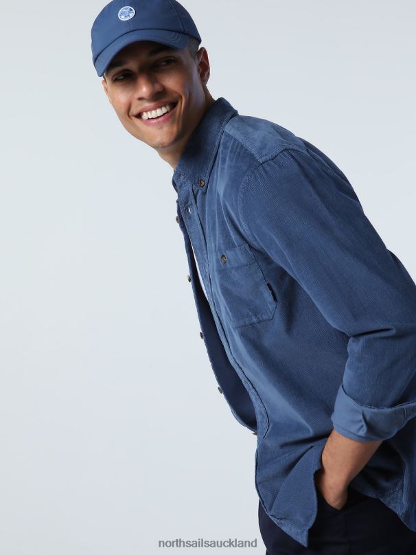 CORDUROY SHIRT China blue Clothing Men X20HV969 North Sails