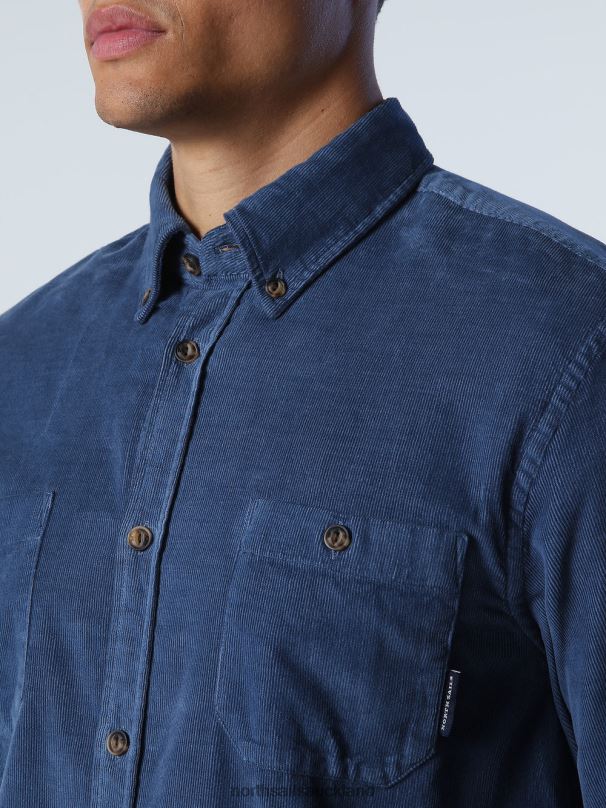 CORDUROY SHIRT China blue Clothing Men X20HV969 North Sails