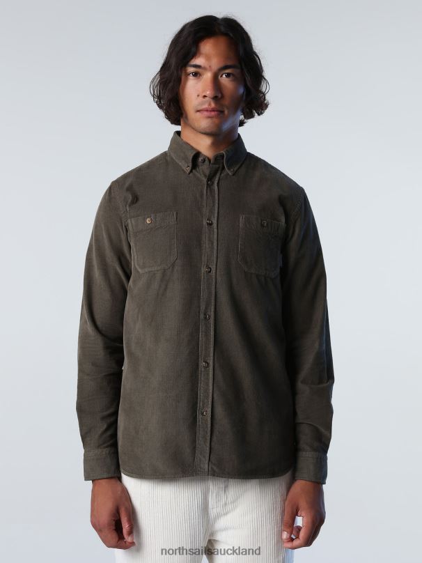 CORDUROY SHIRT Ivy green Clothing Men X20HV968 North Sails