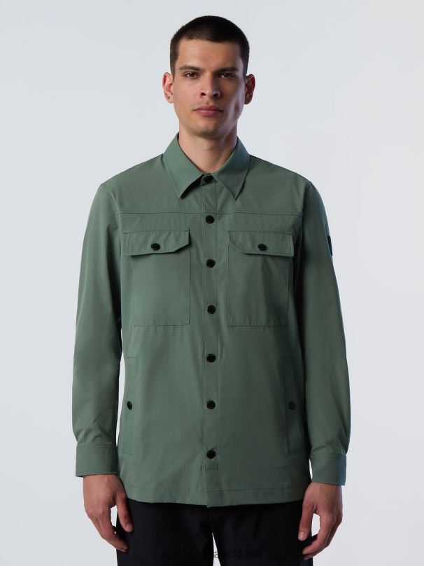 DOWNDRIFT OVERSHIRT Military green Clothing Men X20HV40 North Sails
