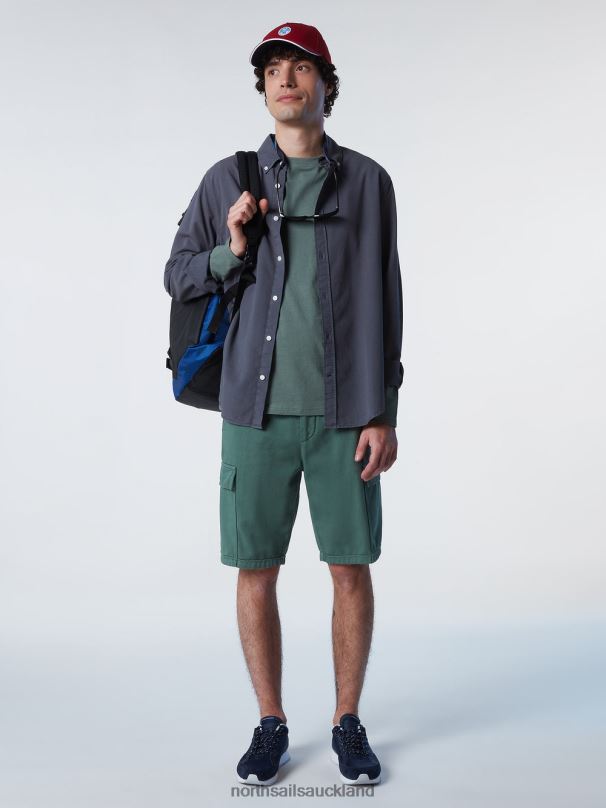 GABARDINE SHIRT Asphalt Clothing Men X20HV209 North Sails