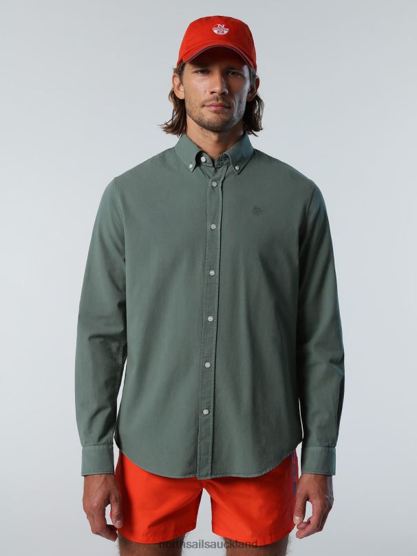 GABARDINE SHIRT Military green Clothing Men X20HV208 North Sails