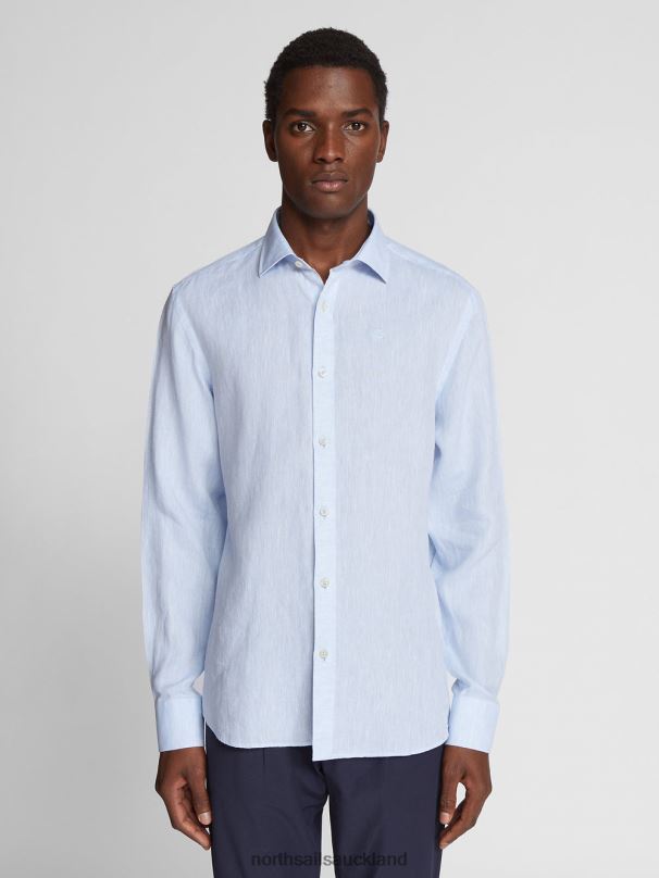 LINEN SHIRT Cool blue Clothing Men X20HV1181 North Sails