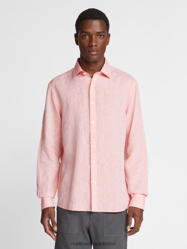 LINEN SHIRT Red Clothing Men X20HV1178 North Sails