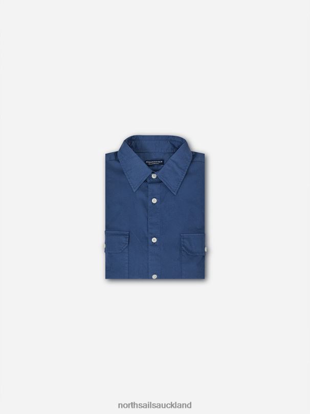 POPLIN SHIRT Dark denim Clothing Men X20HV1184 North Sails