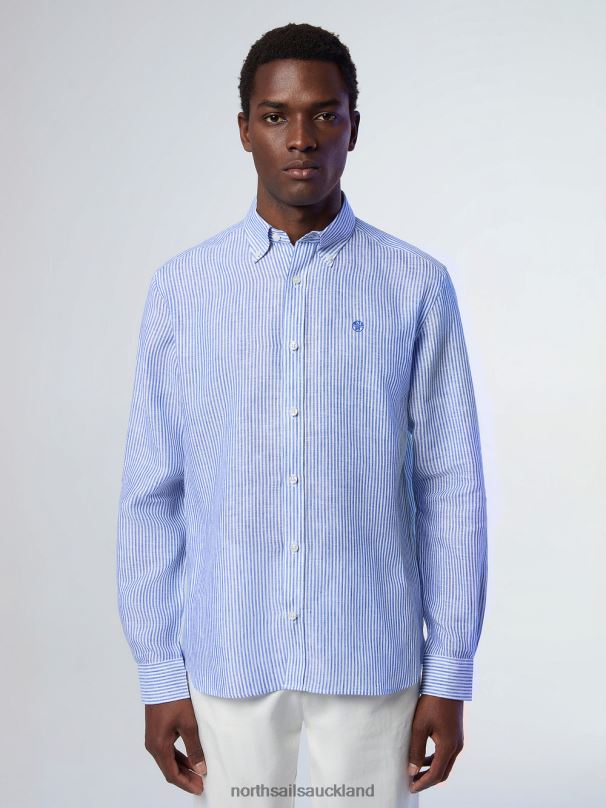 STRIPED LINEN SHIRT Combo 3 Clothing Men X20HV231 North Sails