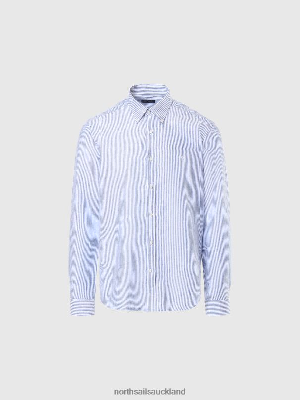 STRIPED LINEN SHIRT Combo 3 Clothing Men X20HV231 North Sails