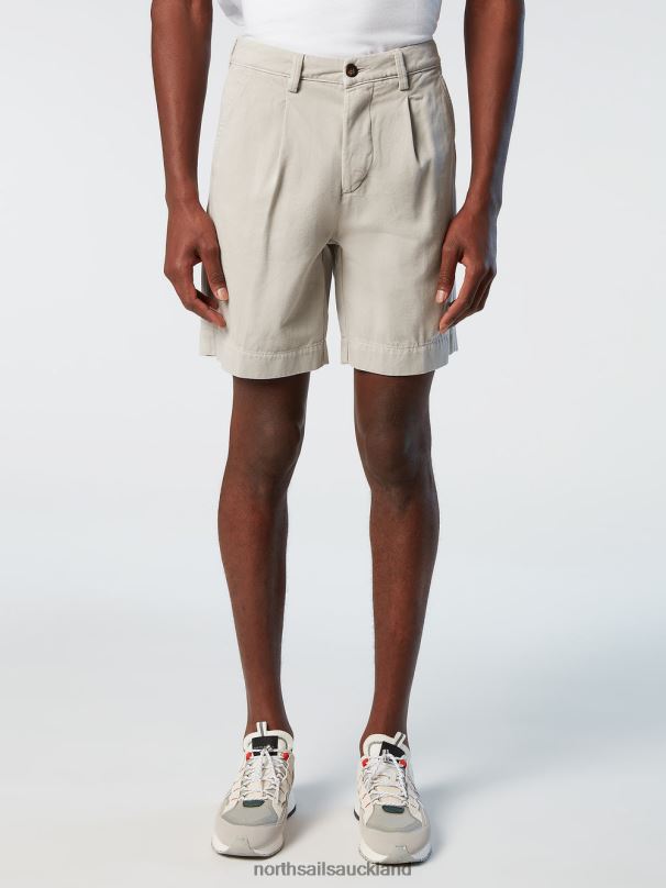 CHINO SHORTS WITH PLEATS Dove Clothing Men X20HV368 North Sails