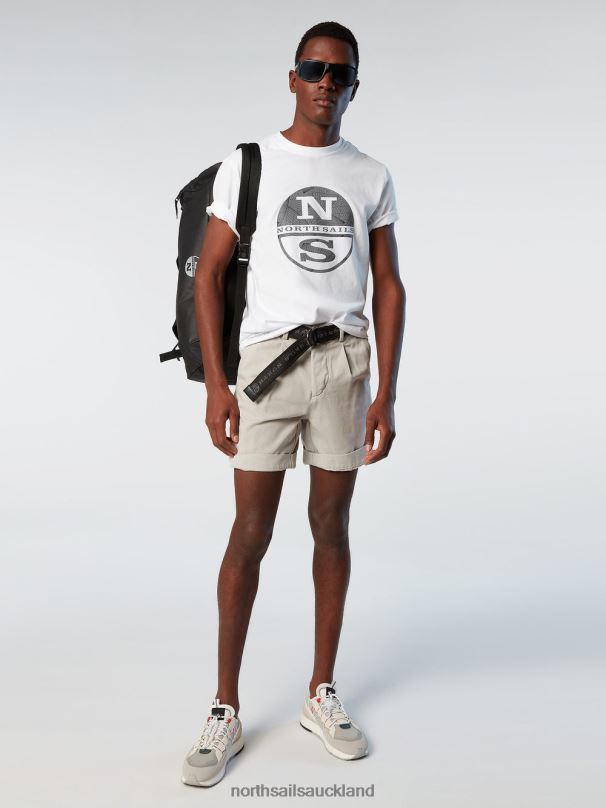 CHINO SHORTS WITH PLEATS Dove Clothing Men X20HV368 North Sails