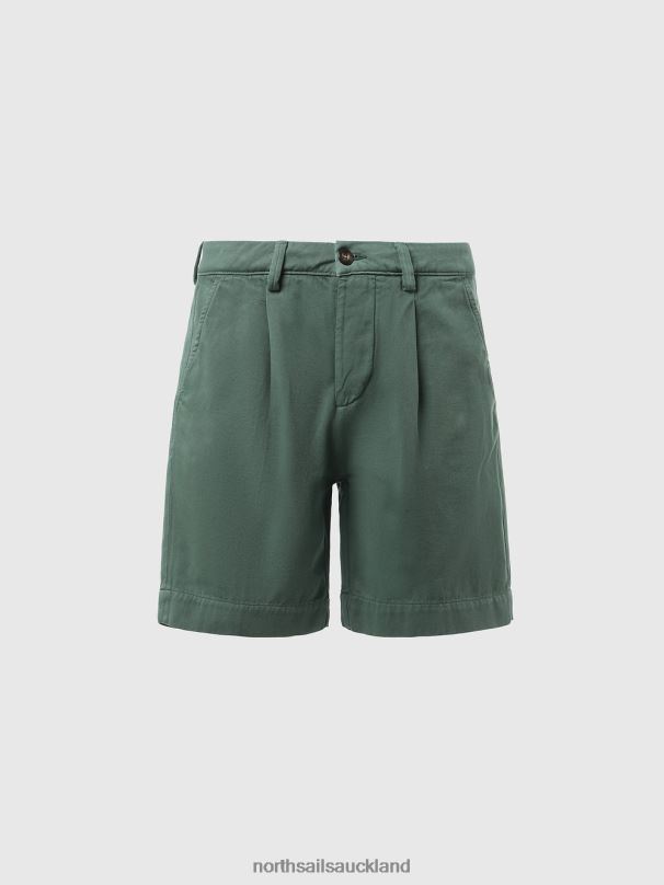 CHINO SHORTS WITH PLEATS Military green Clothing Men X20HV367 North Sails