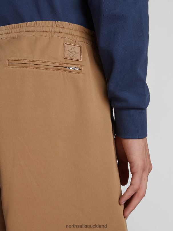 DRAWSTRING CHINO SHORTS Camel Clothing Men X20HV1140 North Sails