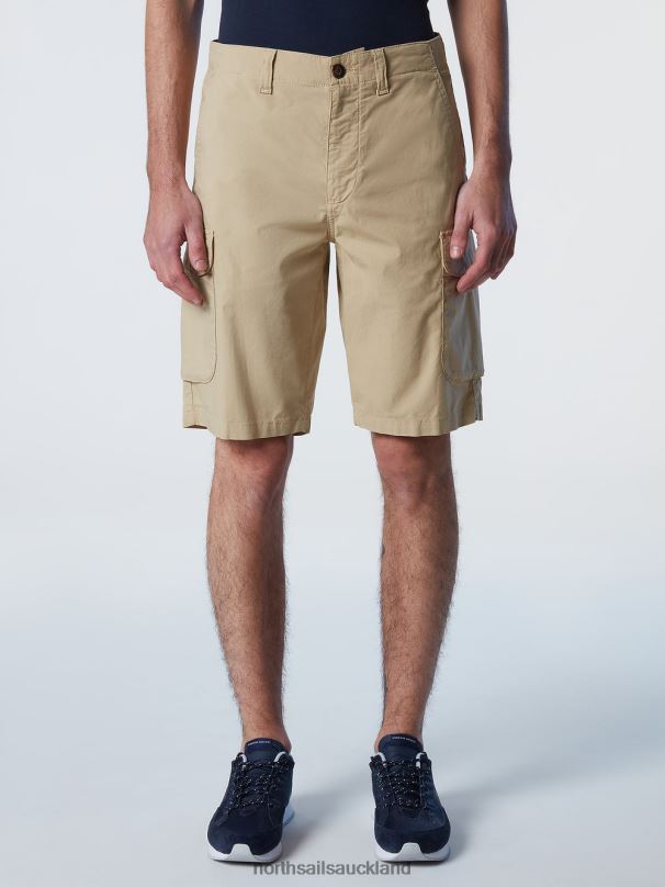 ECO-POPLIN CARGO SHORTS Honey Clothing Men X20HV329 North Sails