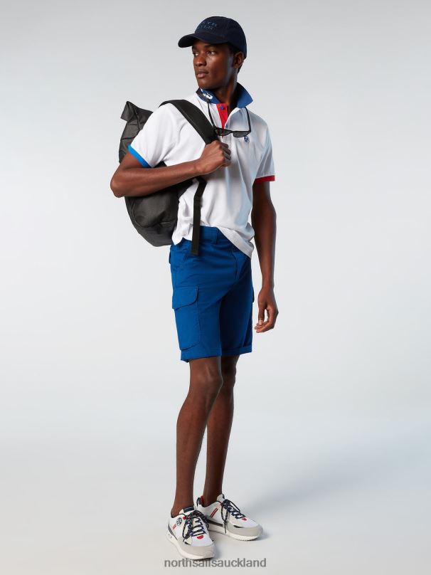 ECO-POPLIN CARGO SHORTS Ocean blue Clothing Men X20HV333 North Sails