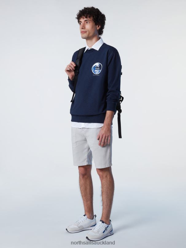 FATIGUE CHINO SHORTS Dove Clothing Men X20HV339 North Sails