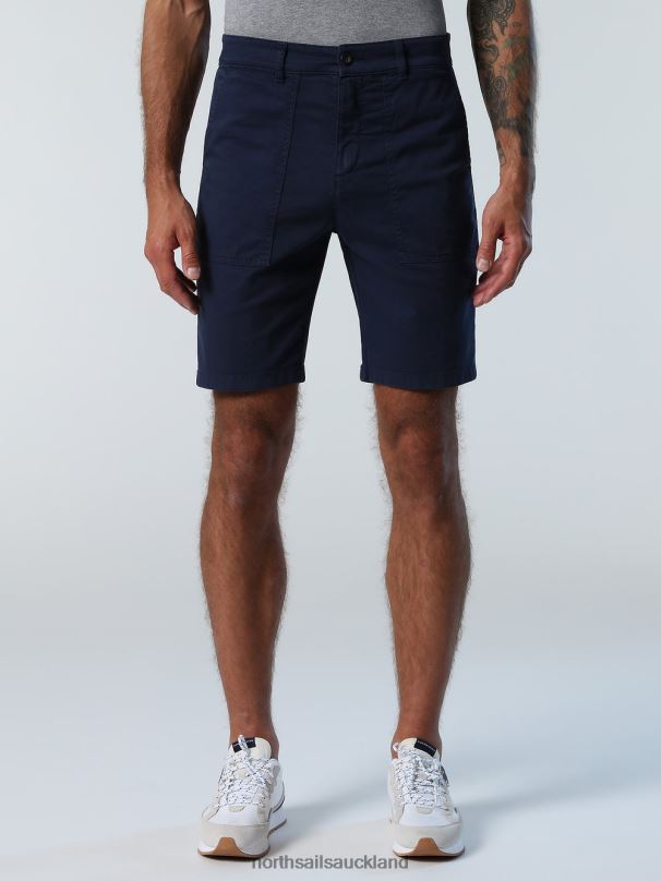 FATIGUE CHINO SHORTS Navy blue Clothing Men X20HV338 North Sails