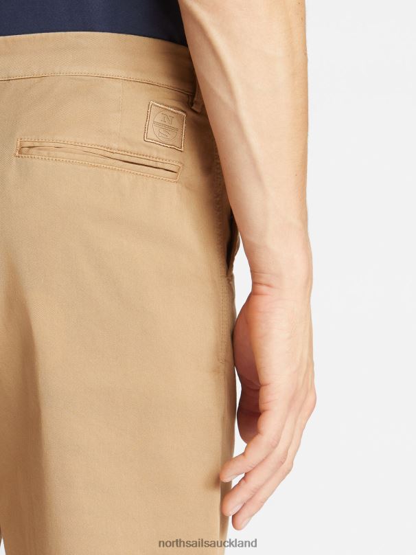 GABARDINE BERMUDA SHORTS STAR 1987 Camel Clothing Men X20HV1090 North Sails