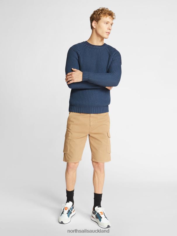 GABARDINE CARGO SHORTS RANGER 1937 Camel Clothing Men X20HV1083 North Sails