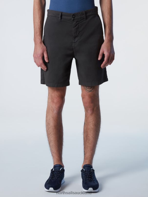 ORGANIC COTTON CHINO SHORTS Asphalt Clothing Men X20HV356 North Sails
