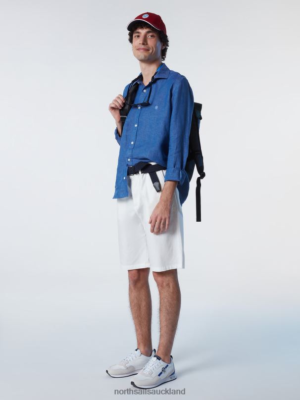 ORGANIC COTTON CHINO SHORTS White Clothing Men X20HV340 North Sails