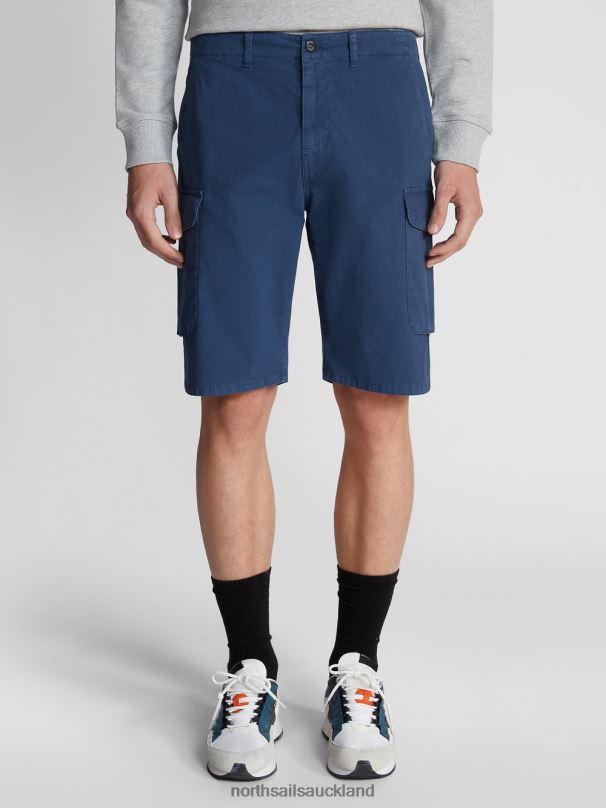POPLIN CARGO SHORTS RANGER 1937 Dark denim Clothing Men X20HV1168 North Sails