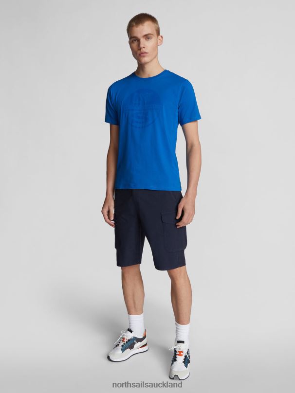 POPLIN CARGO SHORTS RANGER 1937 Navy blue Clothing Men X20HV1169 North Sails