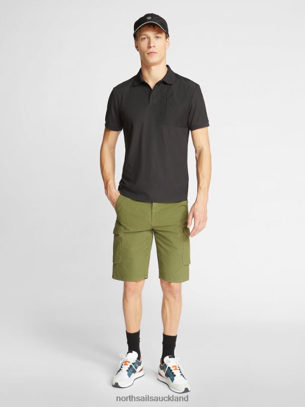 POPLIN CARGO SHORTS RANGER 1937 Olive green Clothing Men X20HV1167 North Sails