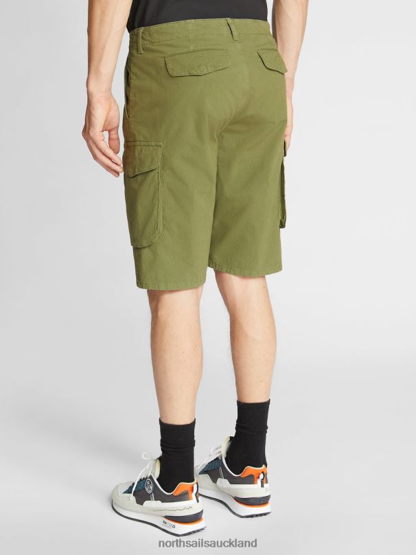 POPLIN CARGO SHORTS RANGER 1937 Olive green Clothing Men X20HV1167 North Sails