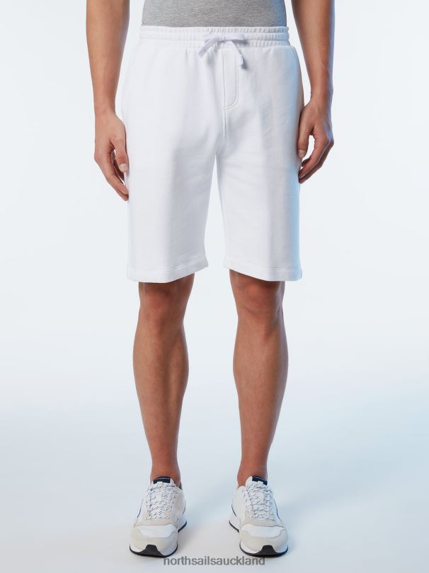 SWEAT SHORTS WITH LOGO POCKET White Clothing Men X20HV357 North Sails